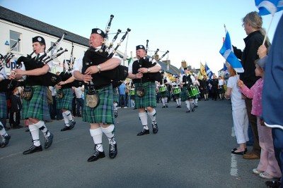 Blowing for Scotland: The Islay Pipers