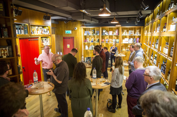 Redbreast tasting downstairs at Whisky Exchange