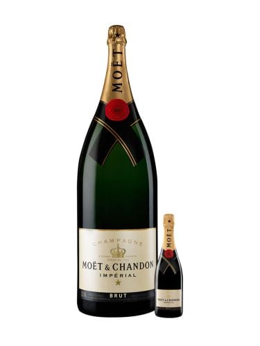 Moët & Chandon Champagne bottle and nebuchadnezzar