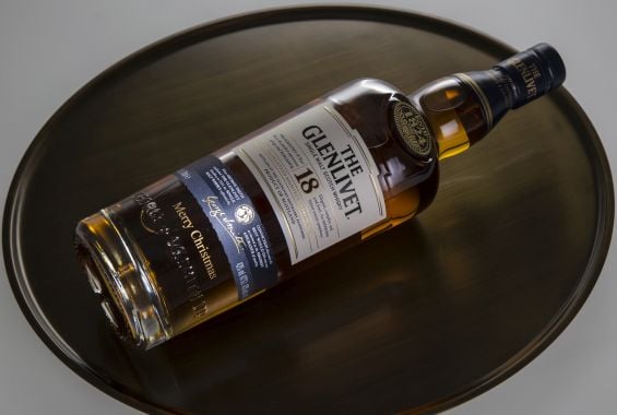 The Glenlivet 18 engraving