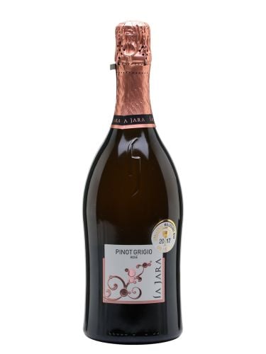 La Jara Pinot Grigio Frizzante Brut Rose Spumante Organic