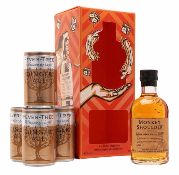 Monkey Shoulder - Fever Tree Ginger Monkey Gift Pack Whisky